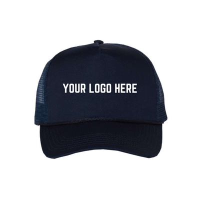 Same-Day Embroidered Hat – Valucap 8804H & Port Authority C608 | Black & Navy