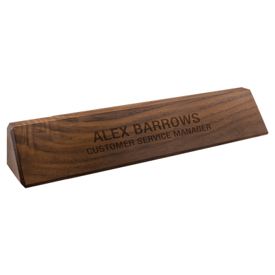 Genuine Walnut Desk Wedge