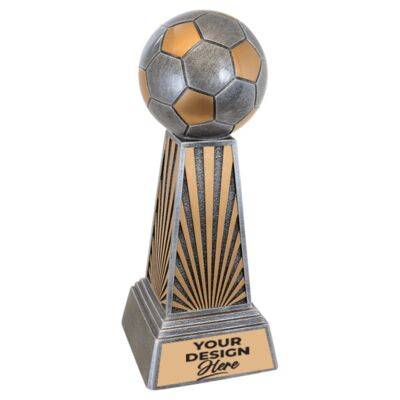 9 7/8" Soccer Imperial Resin - PLR124