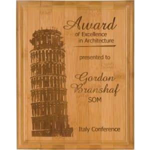 BAM1912 - 9" x 12" Bamboo Plaque