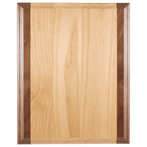 GAP79 - 7" x 9" Genuine Red Alder & Genuine Walnut Plaque