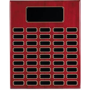 RPP45 - 45 Plate Rosewood Piano Finish Completed Perpetual Plaque
