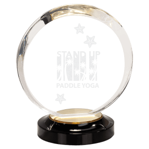 HAL101G - 7" Gold Halo Acrylic