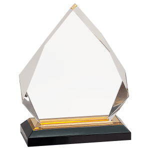 IMP301G - 5 1/4" x 6 3/4" Gold Diamond Impress Acrylic