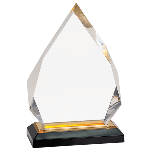 IMP302G - 5 1/4" x 7 3/4" Gold Diamond Impress Acrylic