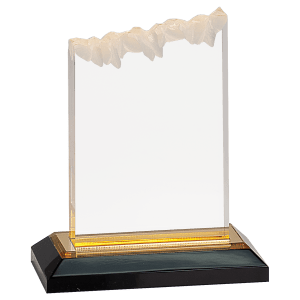 IMP401G - 5" x 6" Gold Frosted Impress Acrylic