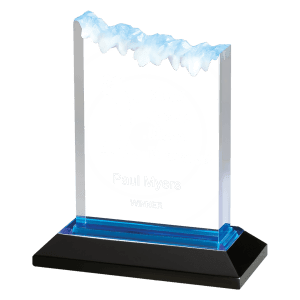 IMP402BU - 5" x 7" Blue Frosted Impress Acrylic