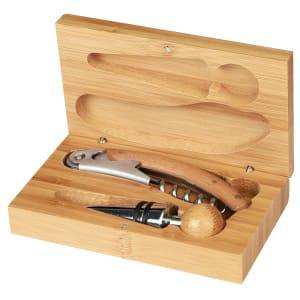 WTL05 - Bamboo 2-Piece Wine Tool Set