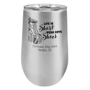 LTM801 - Polar Camel 16 oz. Stainless Steel Vacuum Insulated Stemless Tumbler with Lid