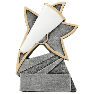 JSR104 - 5 1/2" Cheer Jazz Star Resin