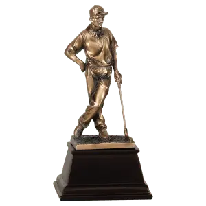 GSN21 - 13" Bronze Male Golf Resin Award