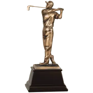 GSN22 - 13" Bronze Male Golf Resin Award