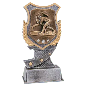 SA710 - 7" Wrestling Shield Award
