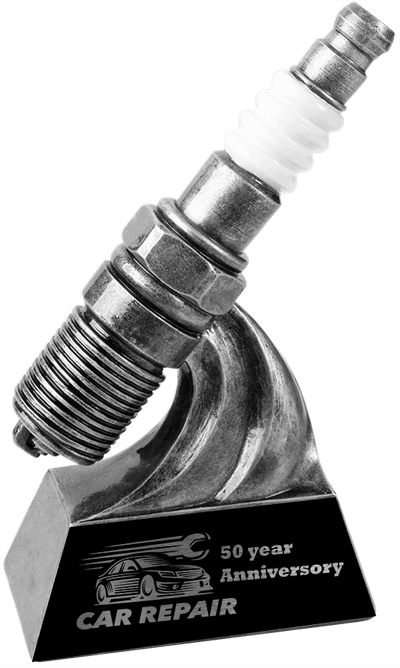 Spark Plug Car Show Resin