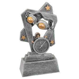 TR113 - 5 1/2" Swimming Triumph Resin