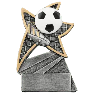 JSR109 - 5 1/2" Soccer Jazz Star Resin