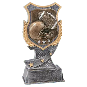 SA605 - 6" Football Shield Award