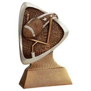 TRD105 - 5 1/2" Football Triad Resin