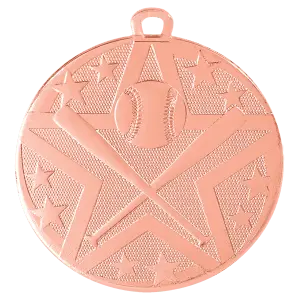 SS401B - 2" Bronze Superstar Baseball/Softball Medal