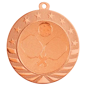 SB267B - 2 3/4" Bright Bronze Pickleball Starbrite Medal