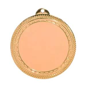 BL224B - 2 3/4" Antique Bronze 2" Insert Holder Laserable BriteLazer Medal