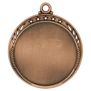 HR917B - 2 3/8" Antique Bronze Galaxy 2" Insert Holder Medal