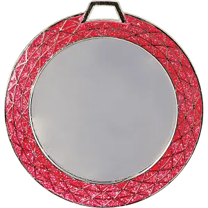 HR947 - 2 3/4" Pink Bling 2" Insert Holder Medal