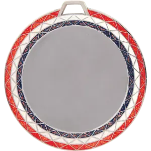 HR948 - 2 3/4" Red/White/Blue Bling 2" Insert Holder Medal