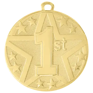 SS409 - 2" Gold Superstar 1st Place Medal