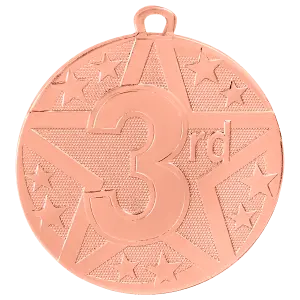 SS411 - 2" Bronze Superstar 3rd Place Medal