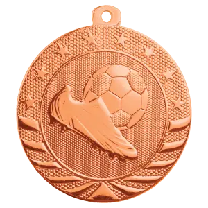 SB157B - 2" Bright Bronze Soccer Starbrite Medal