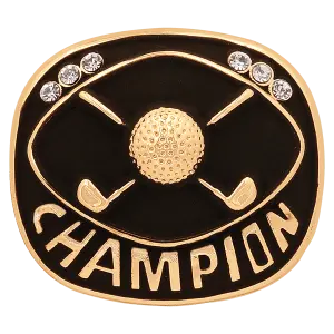 CHR26G - Gold Golf Champion Ring Insert