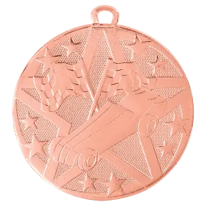 SS510B - 2" Bronze Superstar Pinewood Derby Medal