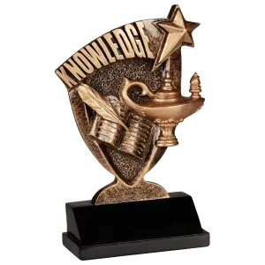 BCR108 - 6" Lamp of Knowledge Broadcast Resin
