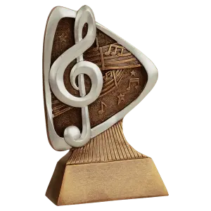 TRD108 - 5 1/2" Music Triad Resin