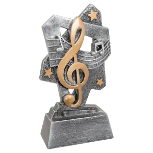 TR159 - 6 1/2" Music Triumph Resin
