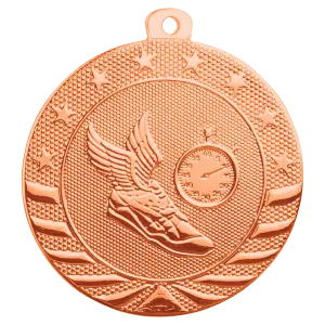 SB159B - 2" Bright Bronze Track Starbrite Medal