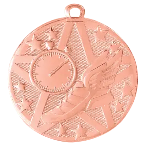 SS407B - 2" Bronze Superstar Track Medal