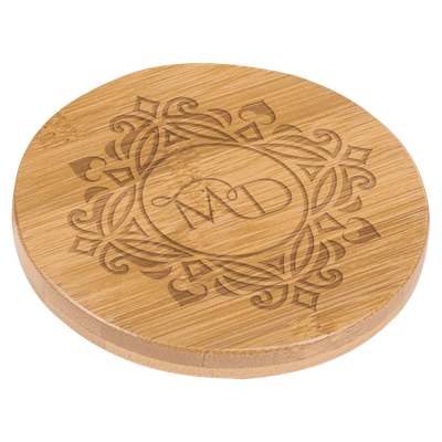 3 1/2" Bamboo Coaster