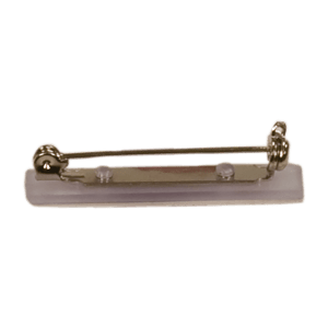 1 1/2" Clear Top Opening Bar Pin with Adhesive