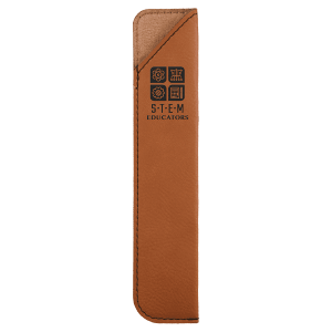 6 1/4" Rawhide Laserable Leatherette Pen Sleeve - CS123