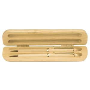 6 3/4" x 2" Maple 2-Pen Case