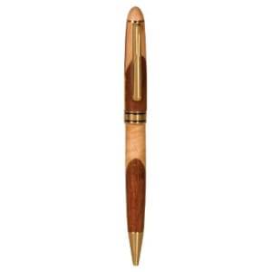 Wide Maple/Rosewood Pen