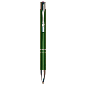 Green with Silver Trim Laserable Pen - LP804