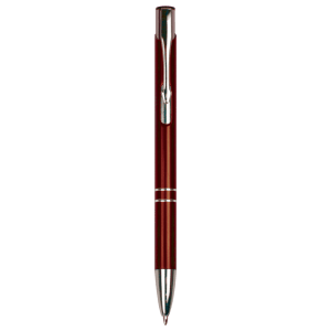 Burgundy with Silver Trim Laserable Pen - LP805