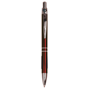 Burgundy with Silver Trim Laserable Pen with Gripper - LP825