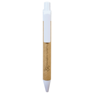 Recycled Paper Pen with White Trim - LP862