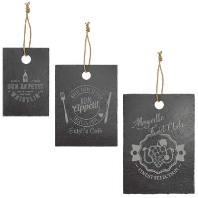 Rectangle Slate Cutting Board with Hanger String