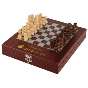 Rosewood Finish Chess Set - CHES01A