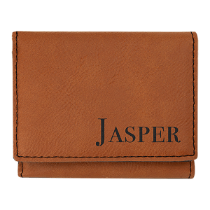 3" x 4" Rawhide Laserable Leatherette Trifold Wallet - GFT1188